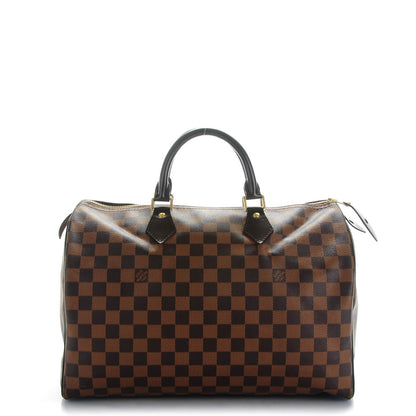 Louis Vuitton Damier Ebene Speedy 35 1 of 8