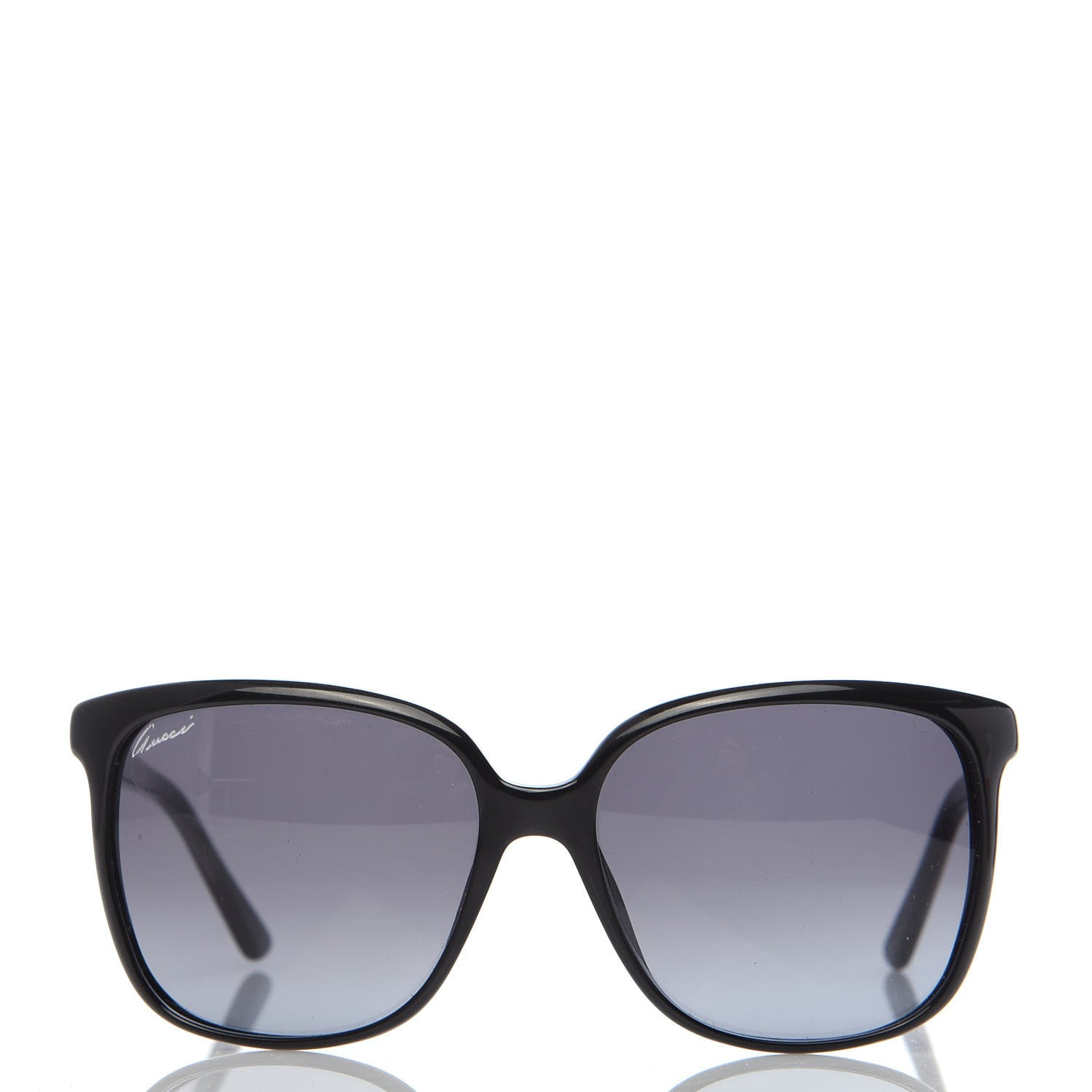 Gucci Acetate Square Frame Oversized Sunglasses GG3696/S Black Crystal 2 of 8