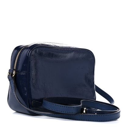 Gucci Vernice Naplack Small Soho Disco Bag Uniform Blue 2 of 14