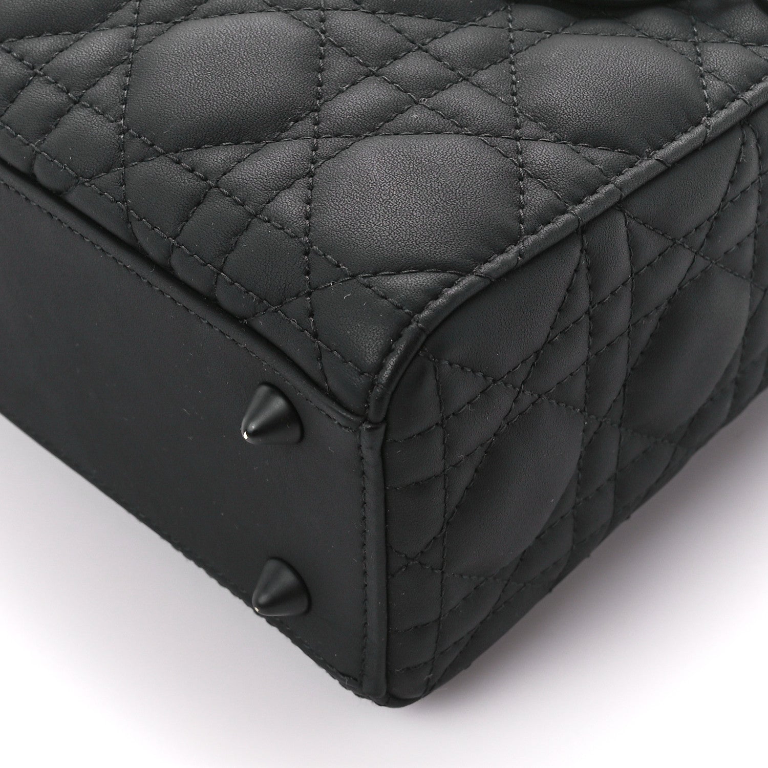 Christian Dior Ultra Matte Calfskin Cannage Small My ABCDior Lady Dior Black 10 of 10