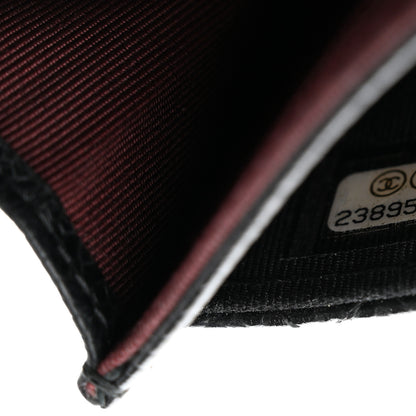 Chanel Caviar Quilted Flap Card Holder Black 8 of 9
