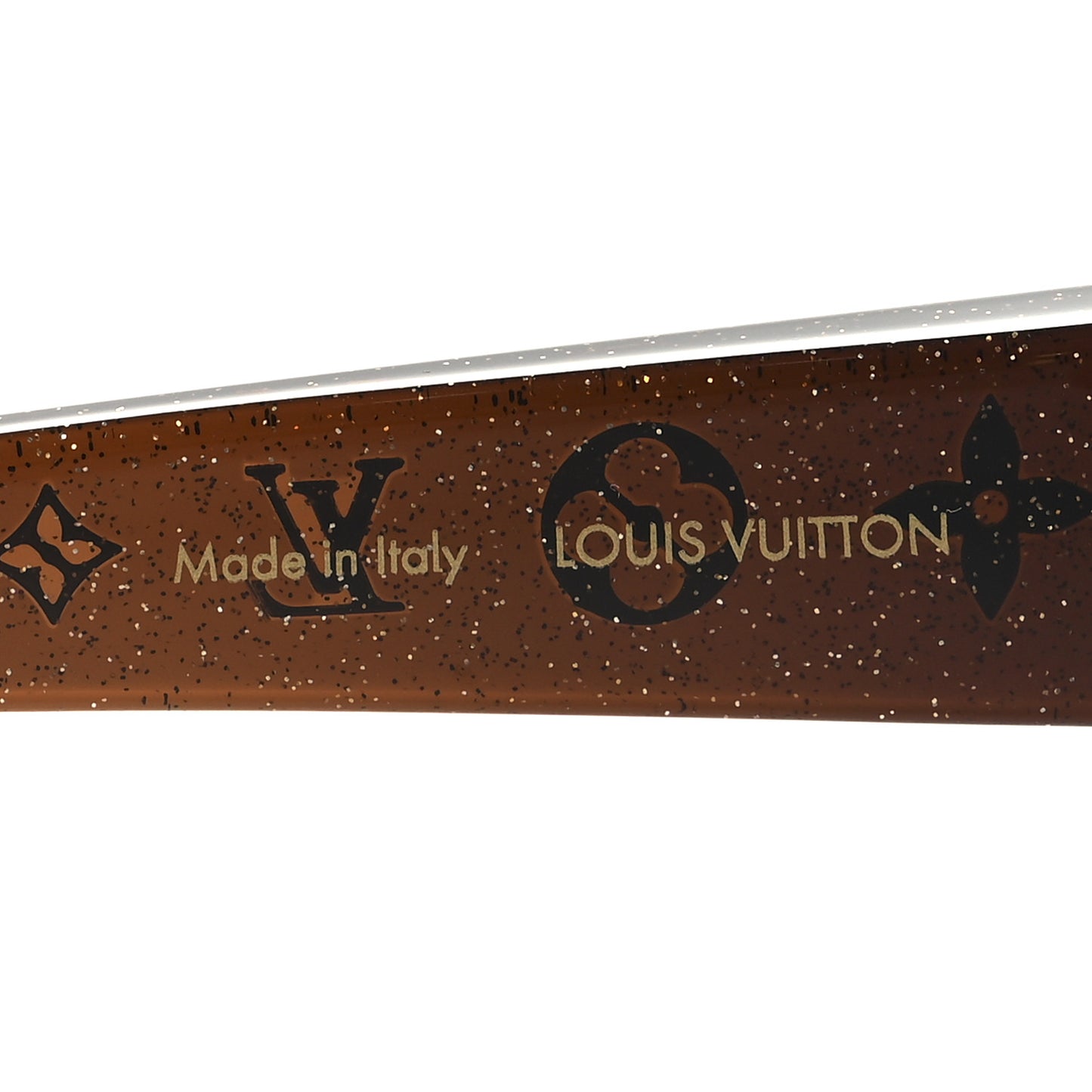 Acetate Obsession Round Sunglasses Z1856E Brown Glitter