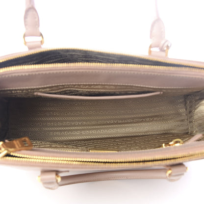 Prada Saffiano Small Galleria Double Zip Tote Cammeo 4 of 8