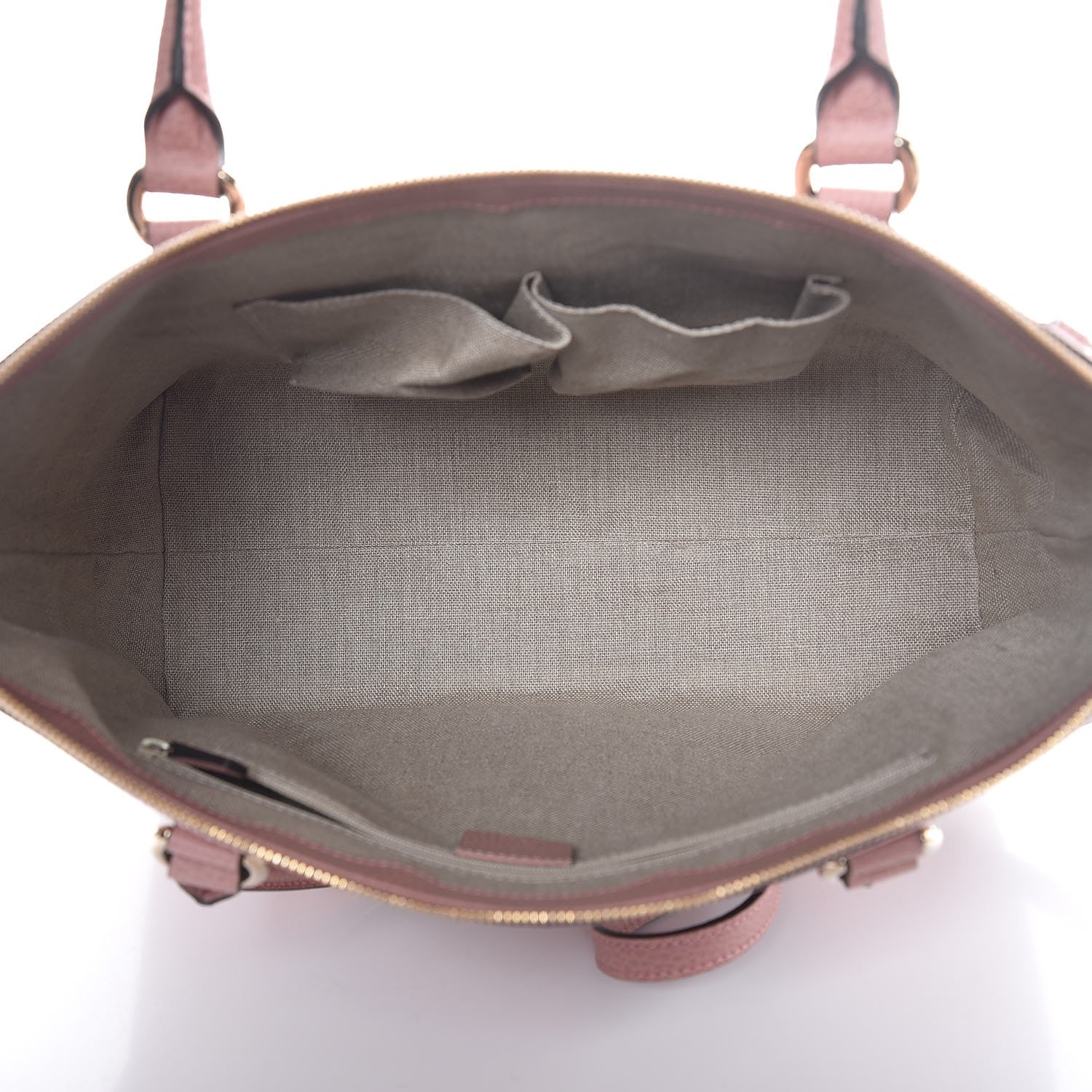 Gucci Dollar Calfskin GG Charm Satchel Soft Pink 5 of 8