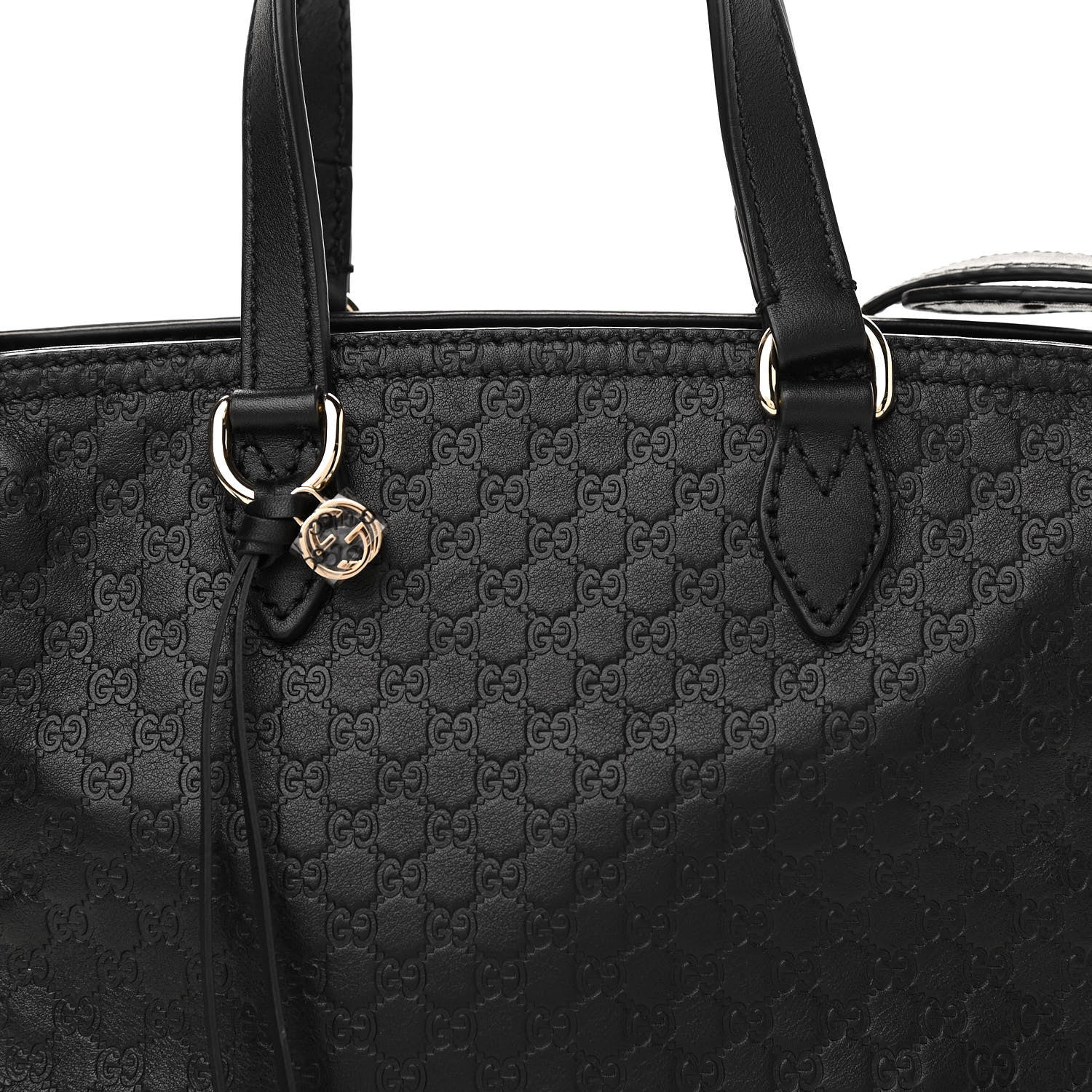 Gucci Microguccissima Small Bree Tote Black 7 of 9