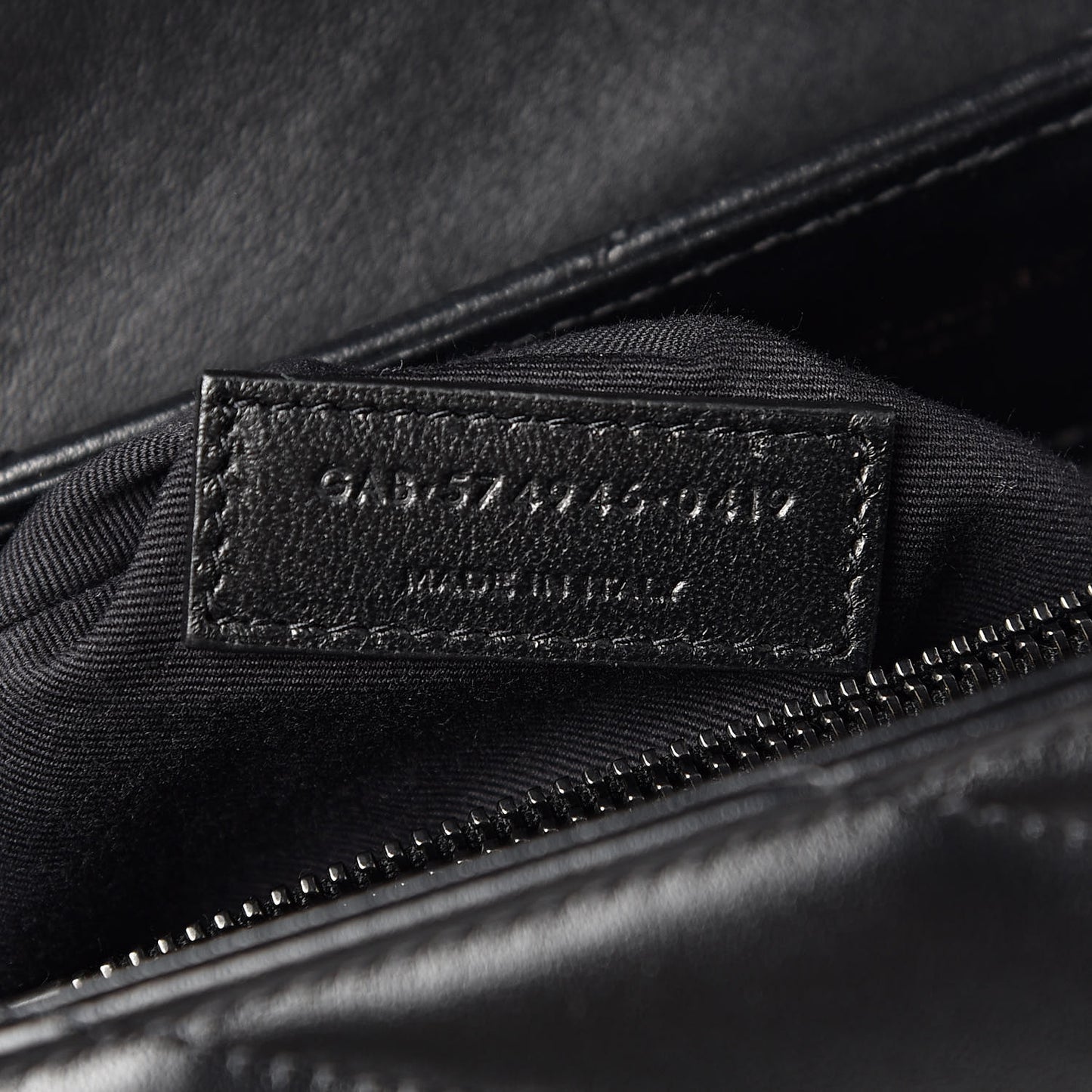 Calfskin Y Quilted Monogram Medium Loulou Chain Satchel Black