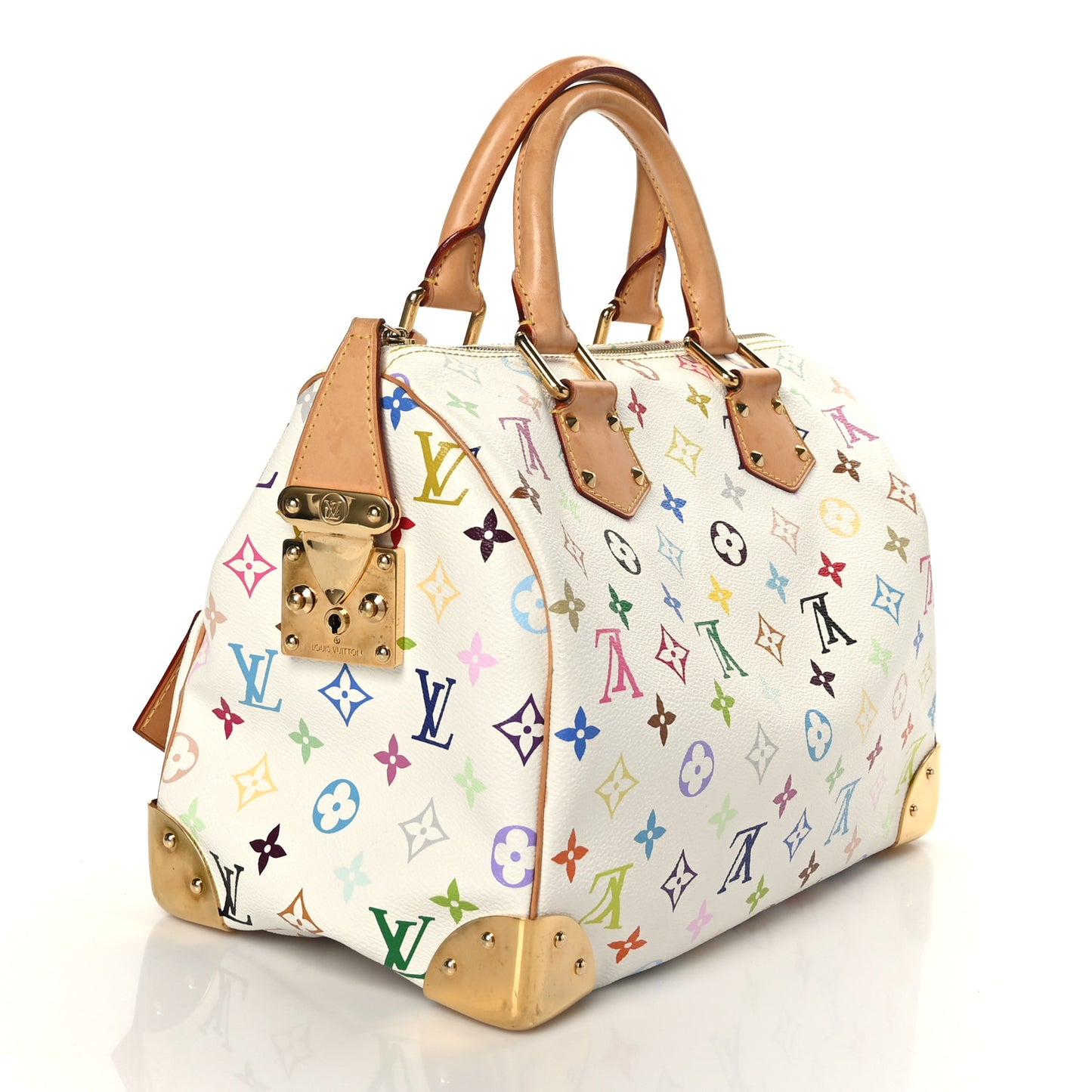 Monogram Multicolor Speedy 30 White