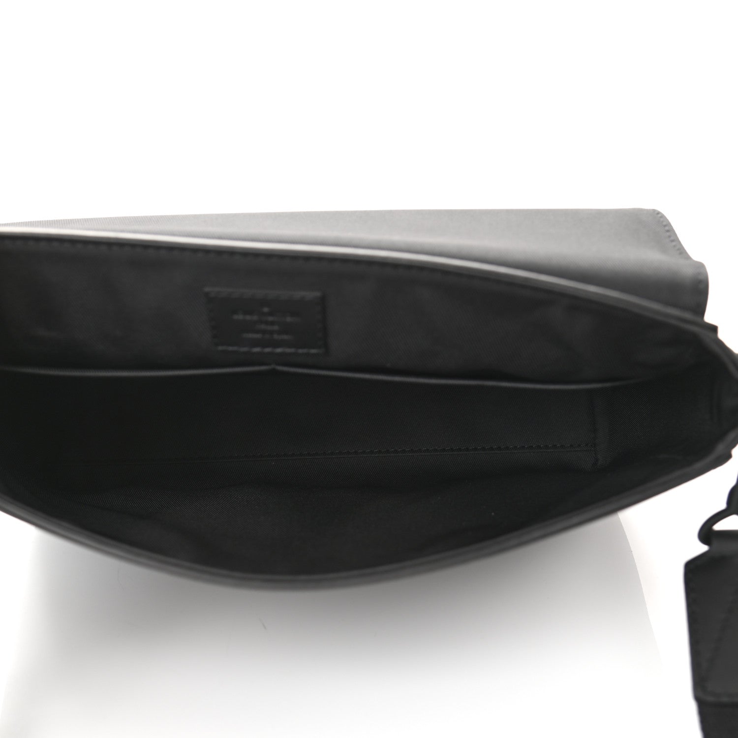 Louis Vuitton Calfskin Aerogram Messenger Black 5 of 9