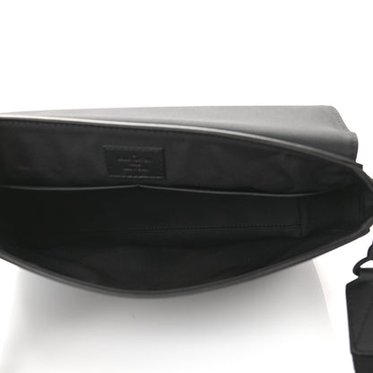 Louis Vuitton Calfskin Aerogram Messenger Black 5 of 9
