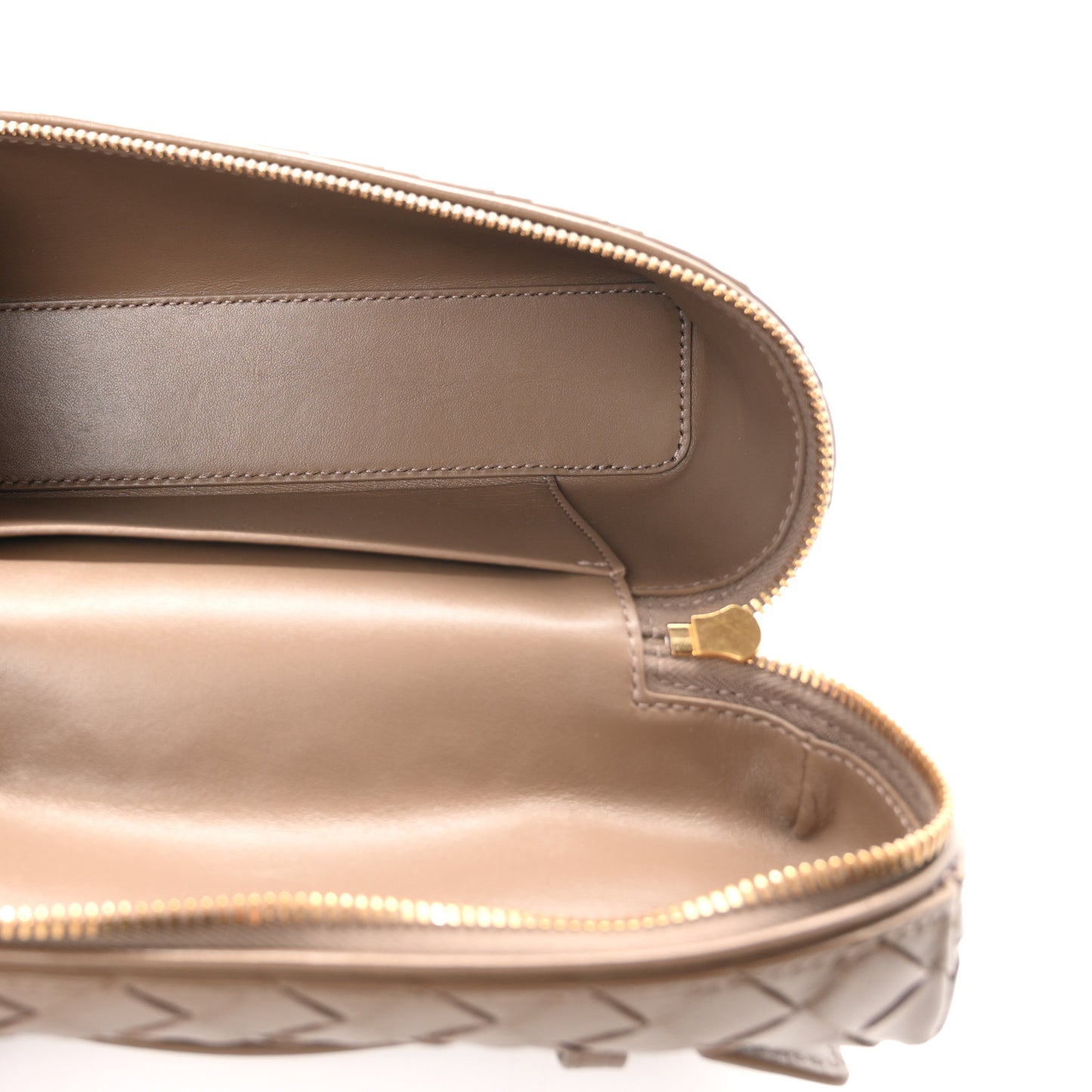 Calfskin Intrecciato Bang Bang Vanity Case Pinecone