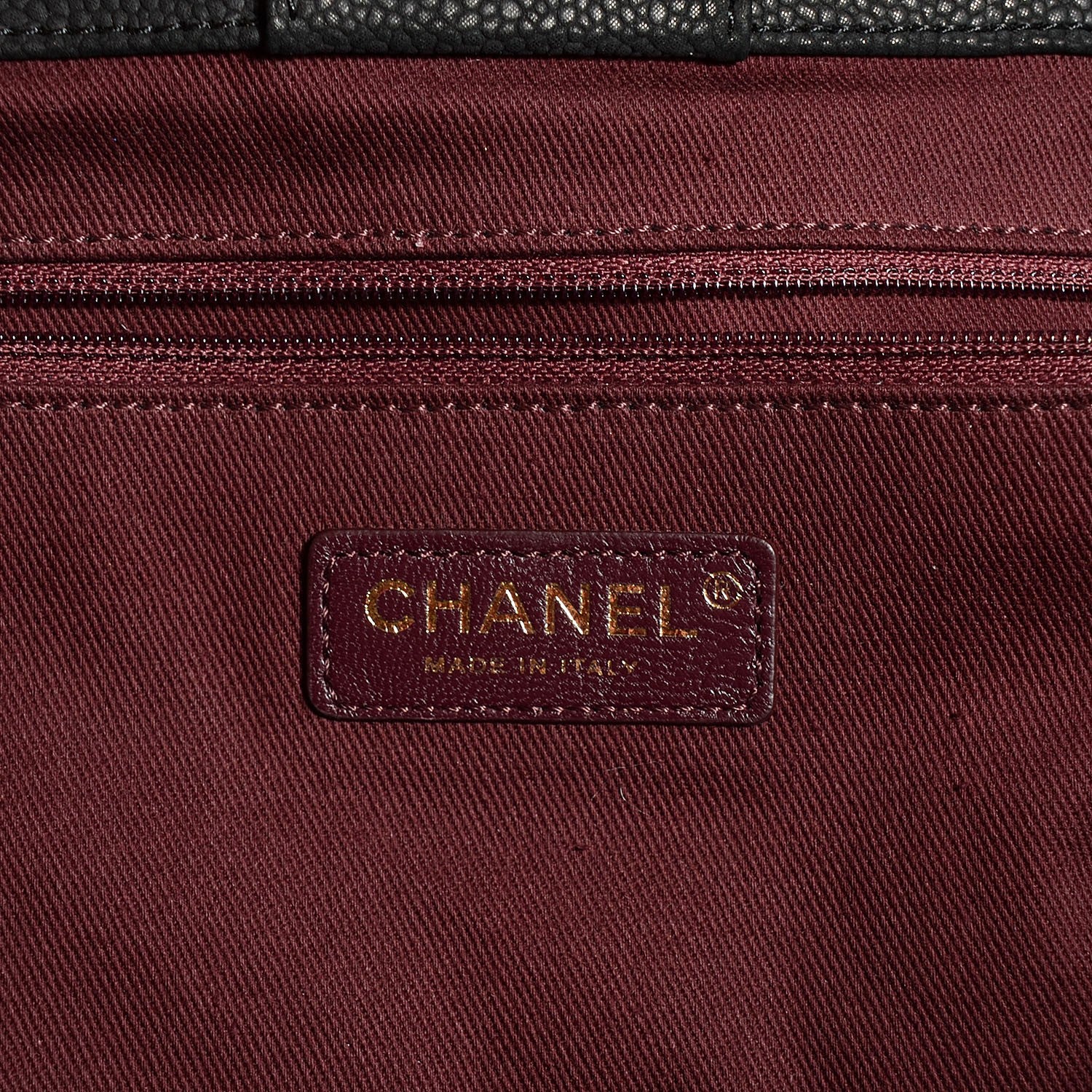 Chanel Iridescent Grained Calfskin Large Tote Black 6 of 7