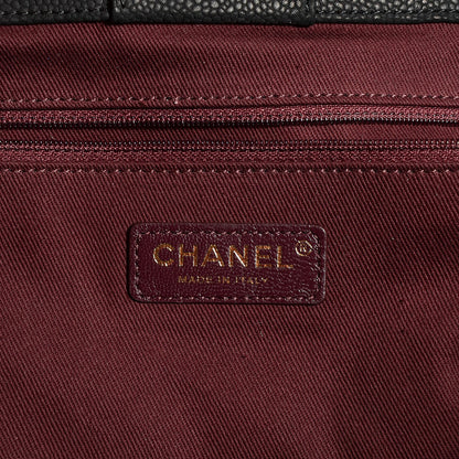 Chanel Iridescent Grained Calfskin Large Tote Black 6 of 7