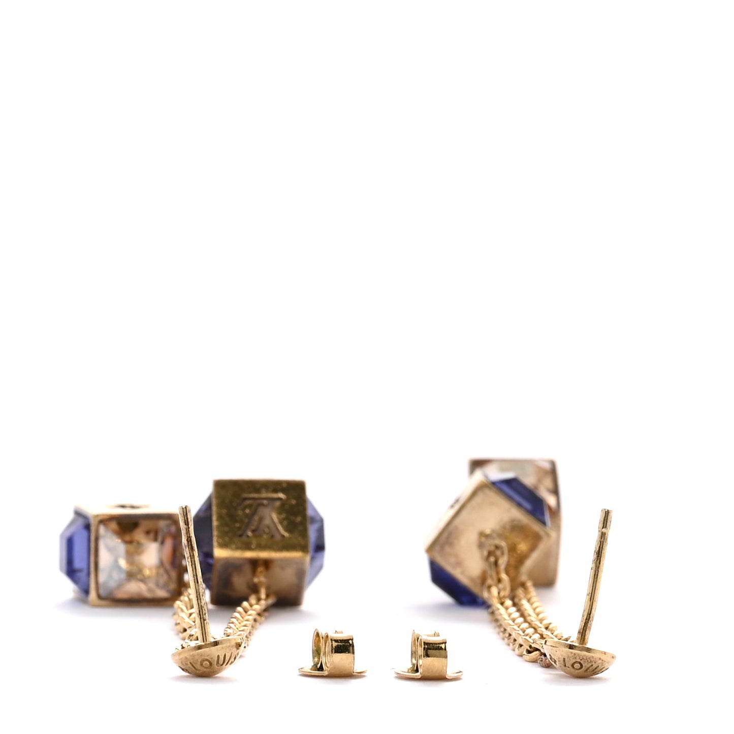 Swarovski Gamble Earrings Azur Gold