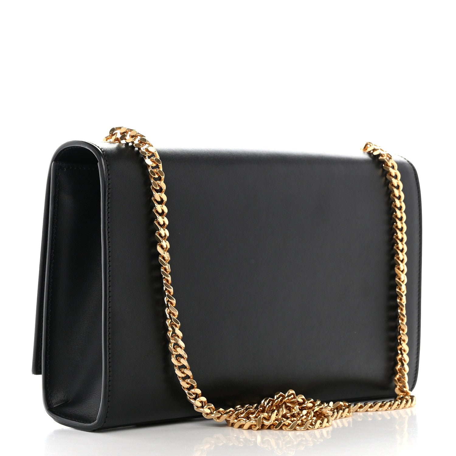 Saint Laurent Smooth Calfskin Medium Classic Monogram Kate Tassel Satchel Black 3 of 13