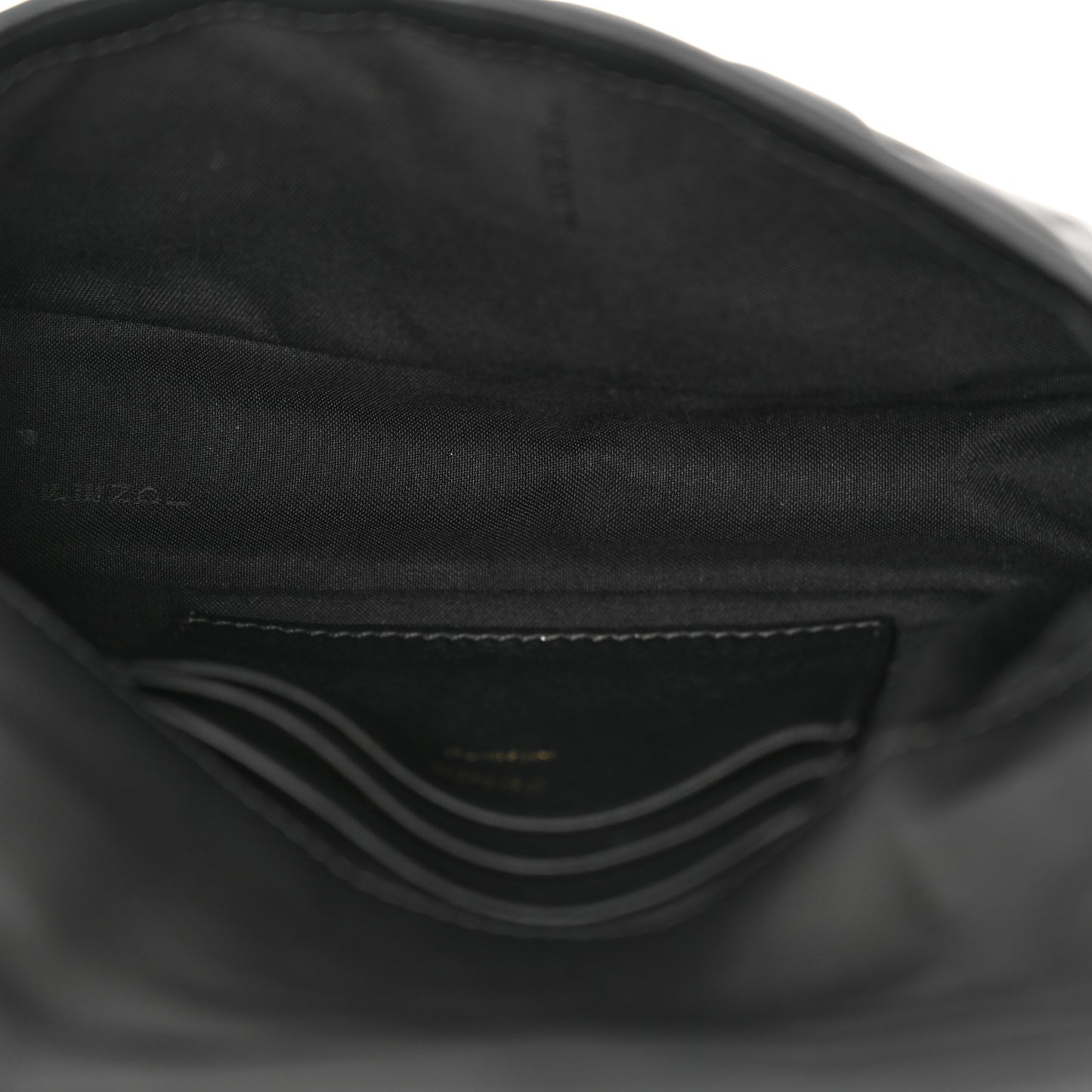 Nappa FF 1974 Embossed Mini Baguette Black