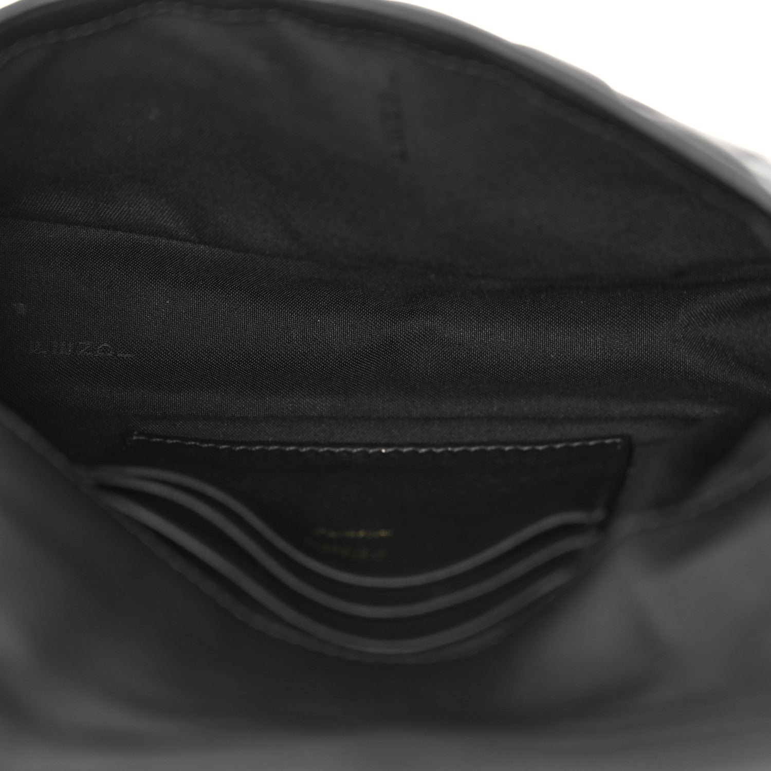 Fendi Nappa FF 1974 Embossed Mini Baguette Black 5 of 12