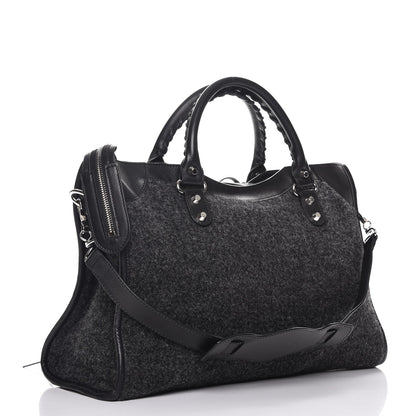 Balenciaga Alpaca Calfskin Classic Silver Hardware City Black 4 of 9