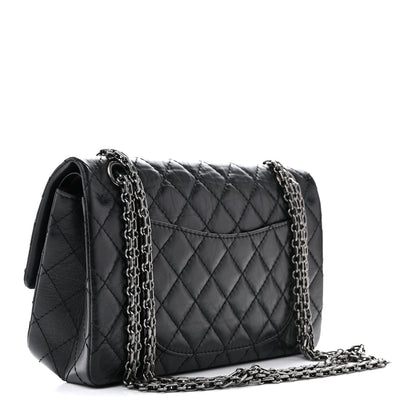 Chanel Aged Calfskin Quilted 2.55 Reissue 225 Flap Black 3 of 10