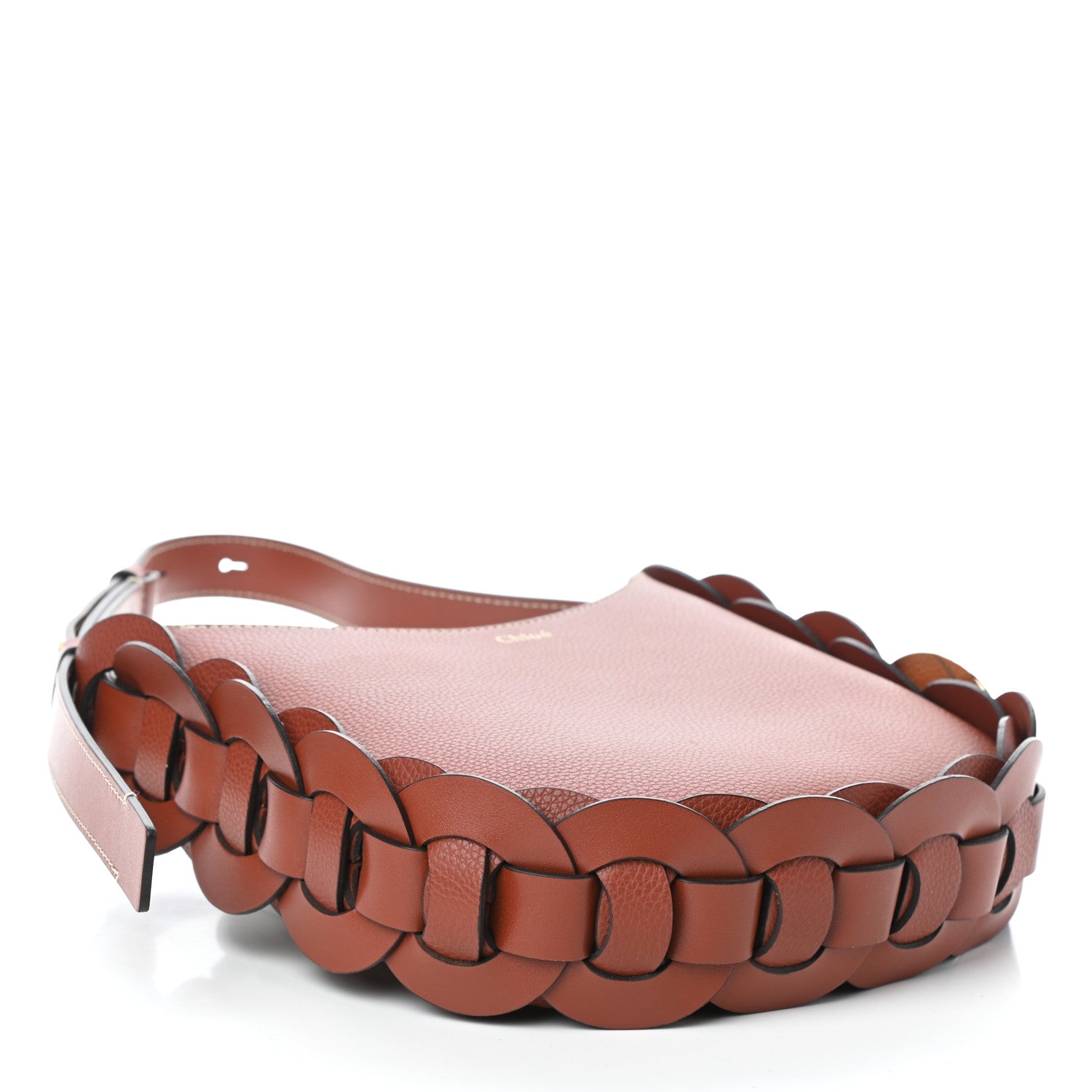 Chloe Small Grain Smooth Calfskin Small Darryl Hobo Sepia Brown 4 of 9