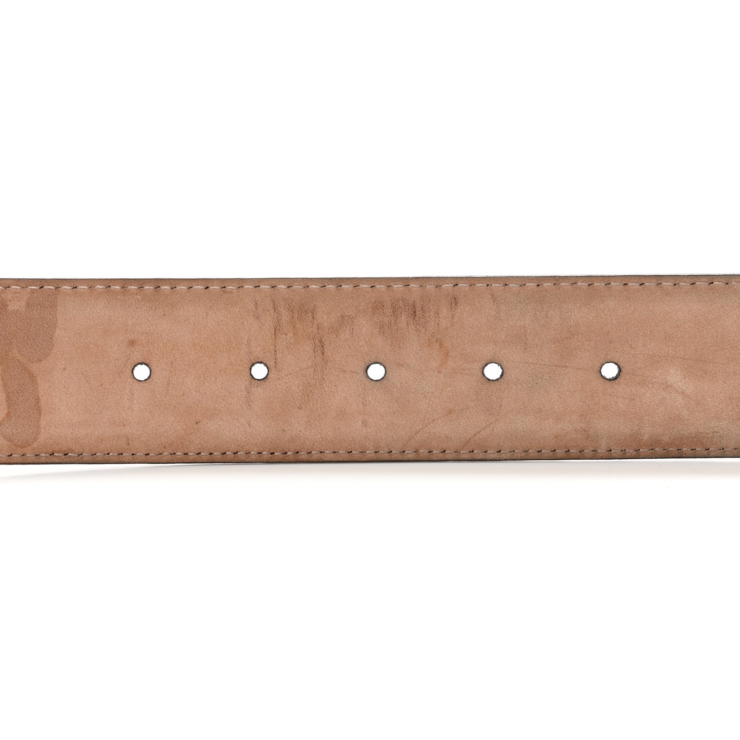 Gucci Guccissima Signature Interlocking G 40mm Belt 95 38 Hibiscus Red 5 of 6