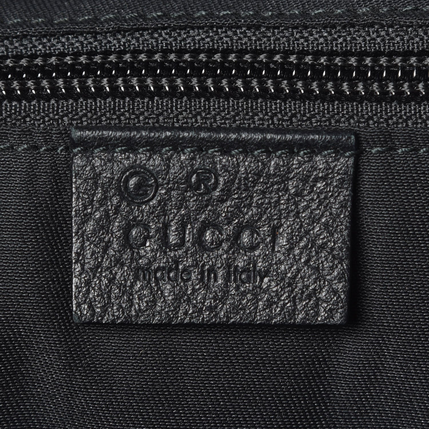 Gucci Nylon Monogram Travel Hobo Black 8 of 13