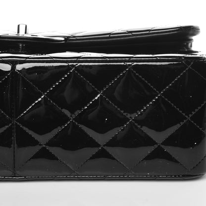 Chanel Patent Quilted Jumbo Double Flap Black 9 of 10