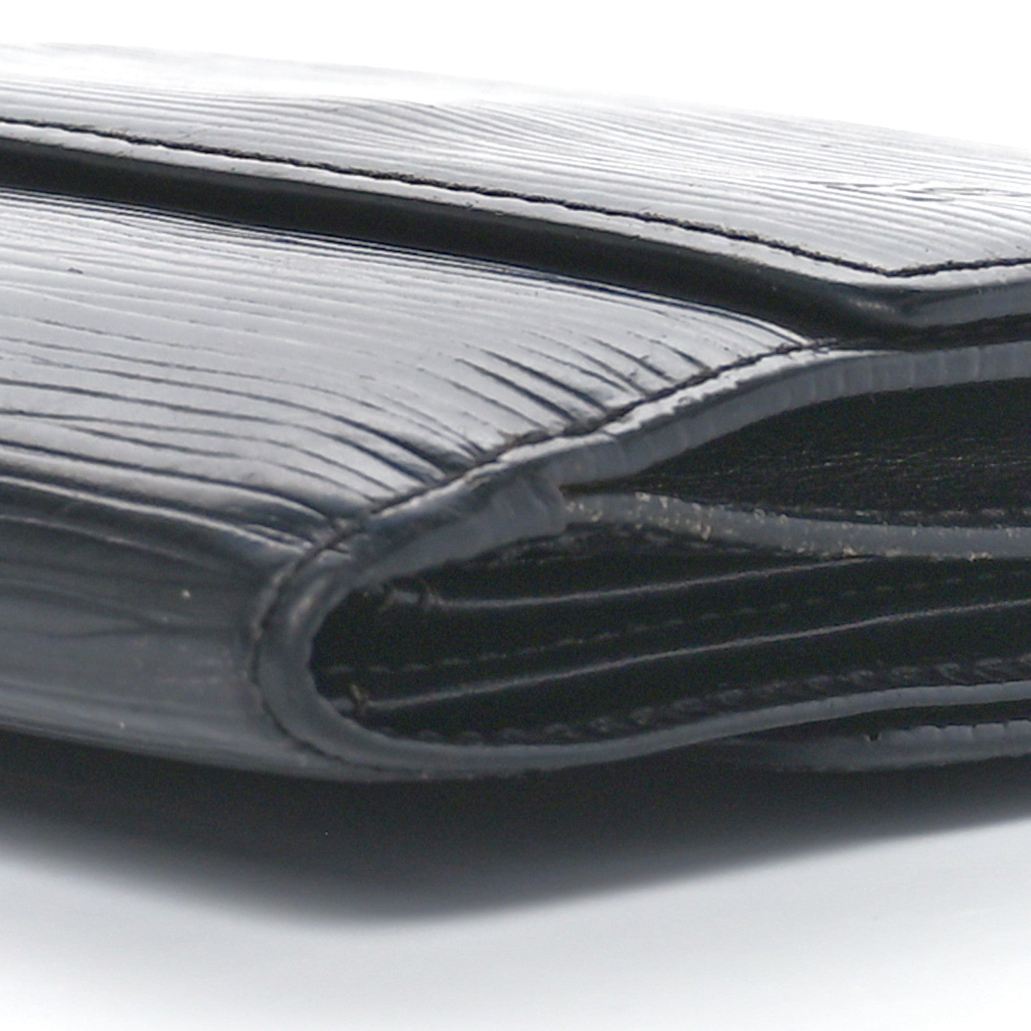 Louis Vuitton Epi Elise Wallet Black 9 of 9