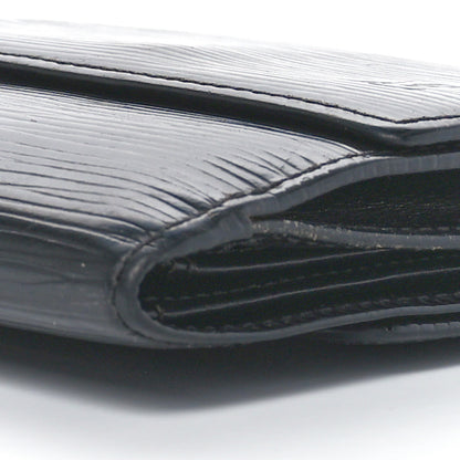 Louis Vuitton Epi Elise Wallet Black 9 of 9