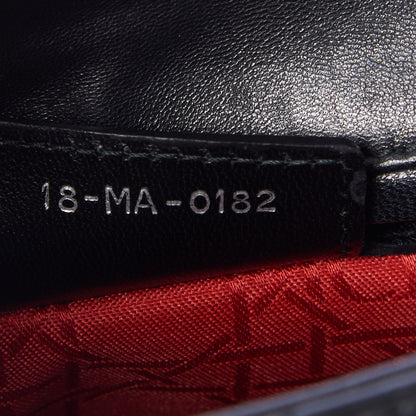 Christian Dior Lambskin Cannage Medium Lady Dior Black 8 of 8