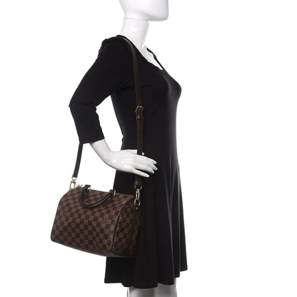 Louis Vuitton Damier Ebene Speedy Bandouliere 25 2 of 10