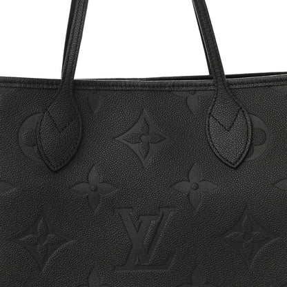 Louis Vuitton Empreinte Monogram Giant Neverfull MM Black 9 of 12