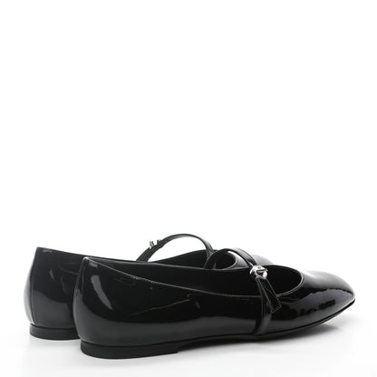 Louis Vuitton Patent Uniformes Ballet Flats 37.5 Black 4 of 8