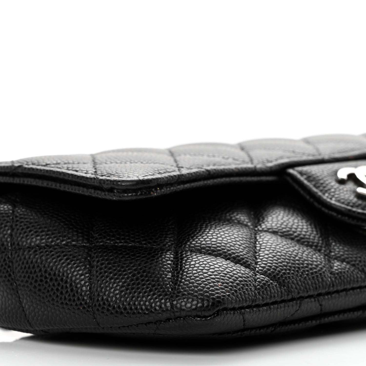 Chanel Caviar Quilted Glasses Case With Chain Black 10 of 12