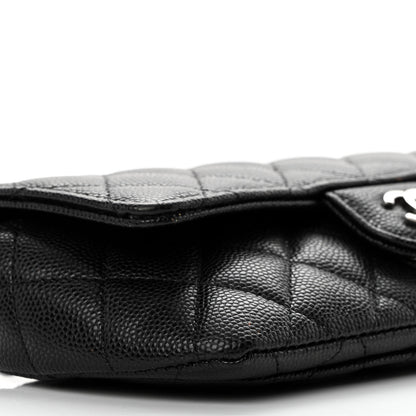 Chanel Caviar Quilted Glasses Case With Chain Black 10 of 12