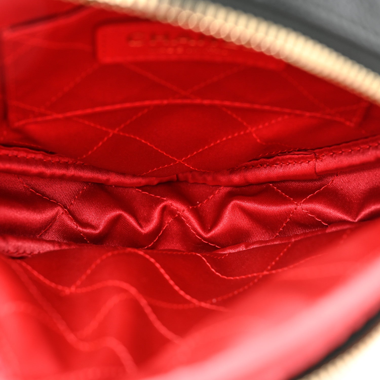 Chanel Caviar Quilted Diamond Clutch With Chain Black 5 of 9