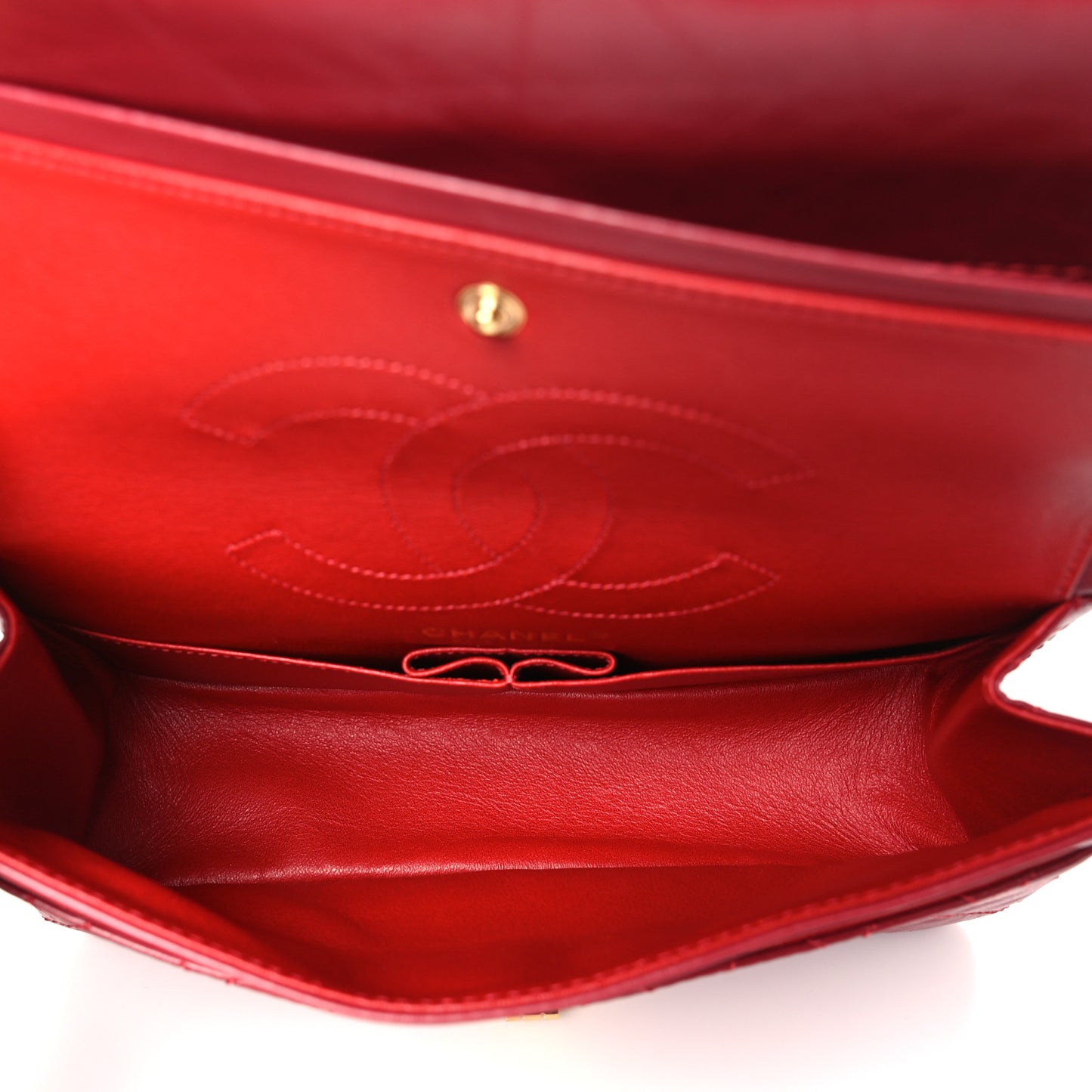 Aged Calfskin Quilted 2.55 Reissue 225 Flap Red