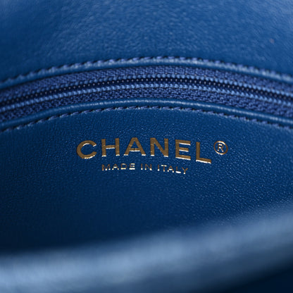 Chanel Denim Quilted Large Trendy CC Flap Dual Handle Bag Blue 6 of 12