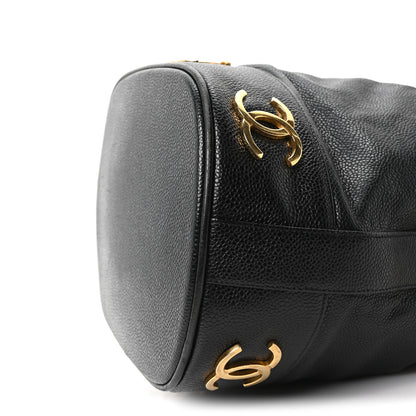 Chanel Caviar CC Drawstring Shoulder Bag Black 11 of 11