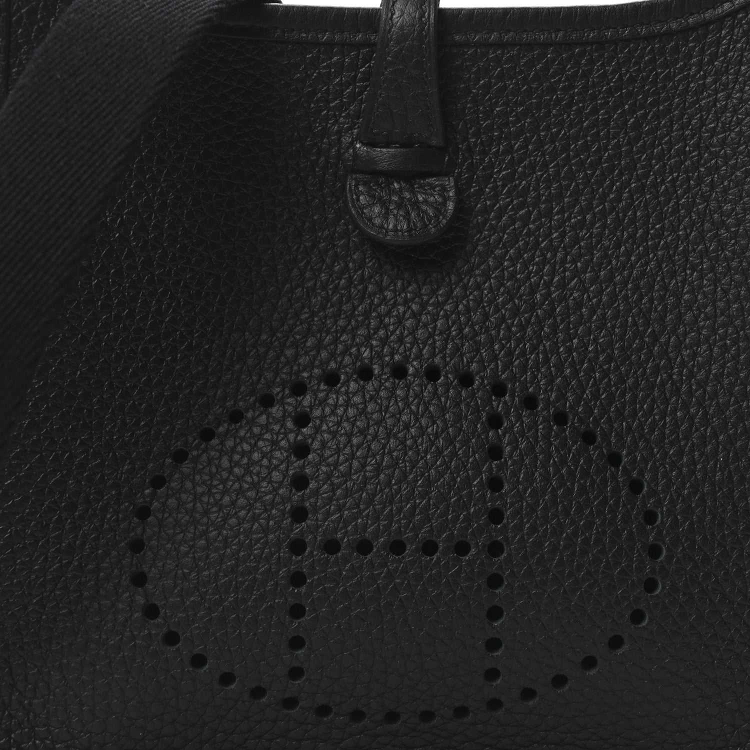 Hermes Taurillon Clemence Evelyne TPM Black 8 of 10