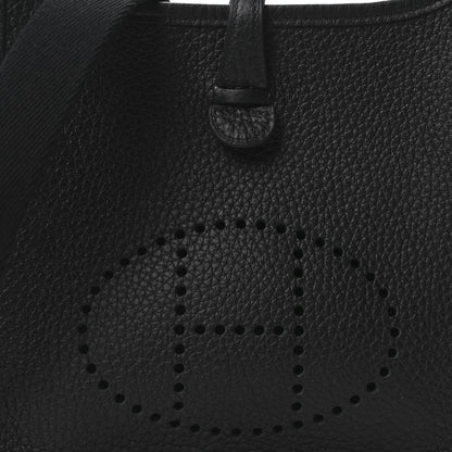 Hermes Taurillon Clemence Evelyne TPM Black 8 of 10