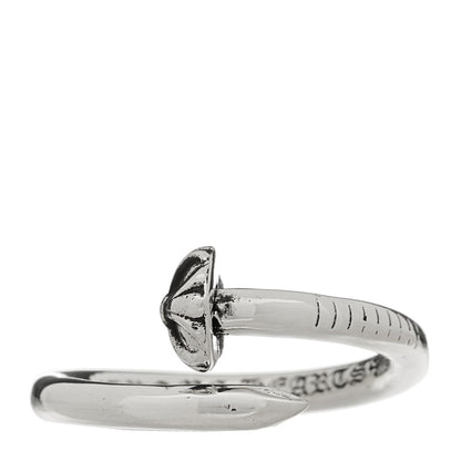 Chrome Hearts Sterling Silver Cross Ball Nail Ring 58 8.5 1 of 4