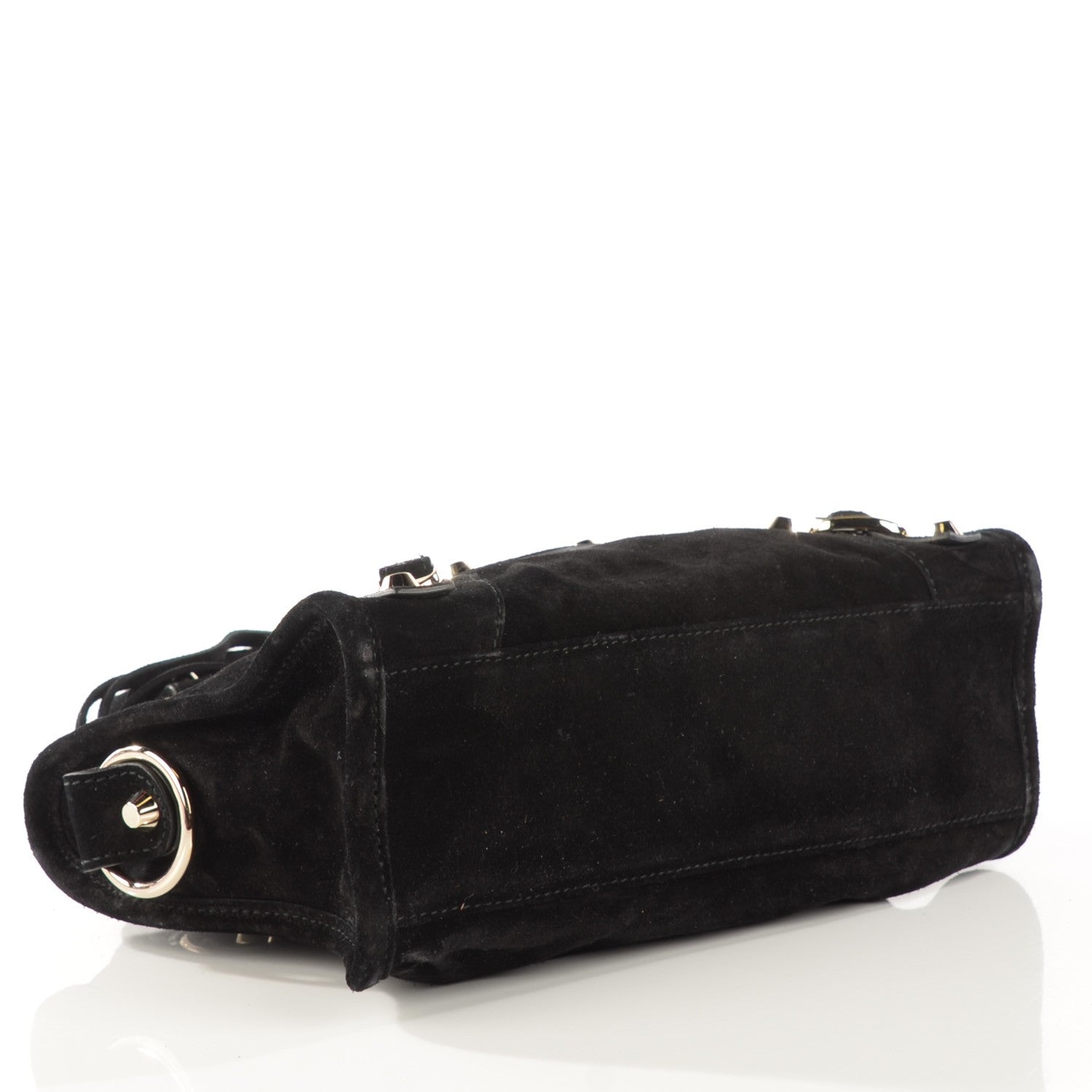 Balenciaga Baby Daim Suede Classic Gold Hardware Mini City Black 7 of 11