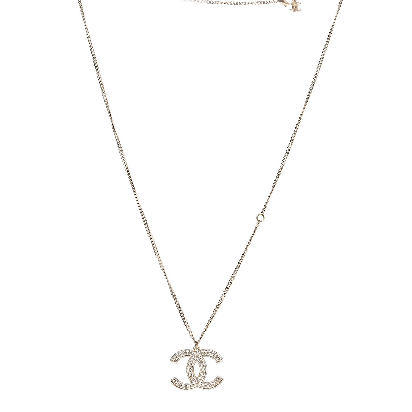 CC Pendant Necklace Gold