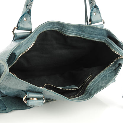 Balenciaga Agneau Giant 21 Silver Hardware City Tempete 5 of 8