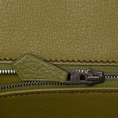 Hermes Togo Birkin 35 Vert Anis 9 of 31