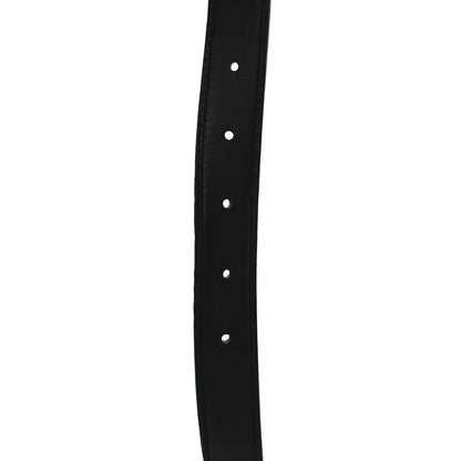 Hermes Epsom Swift 24mm Mors H Belt 95 38 Etoupe Black 5 of 7