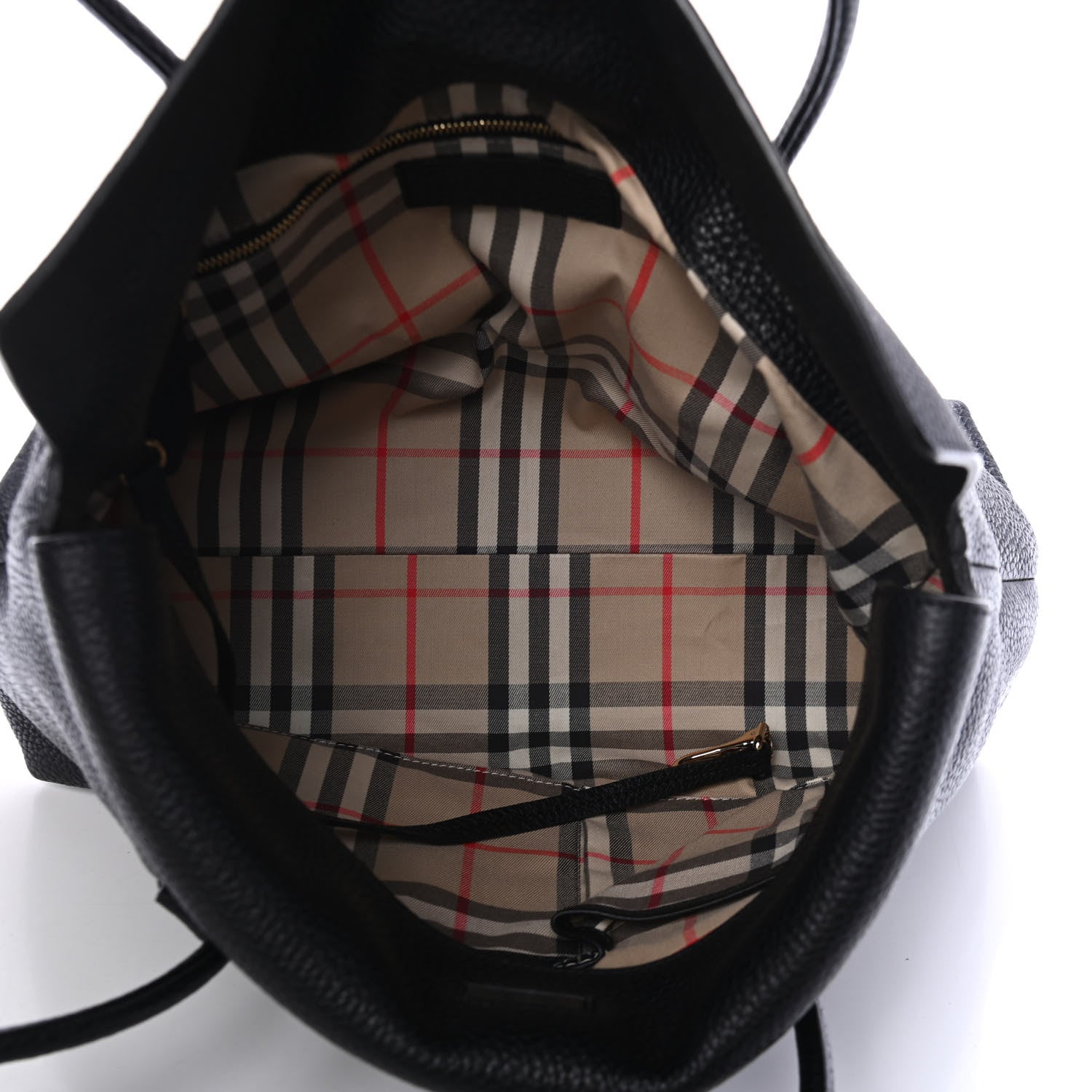 Burberry London Grainy Calfskin Medium Baynard Tote Black 3 of 3
