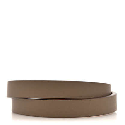 Hermes Swift Mini Kelly Double Tour Bracelet T3 Etoupe 3 of 6
