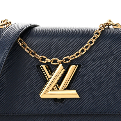 Louis Vuitton Epi Twist Shoulder Bag MM Indigo 8 of 13