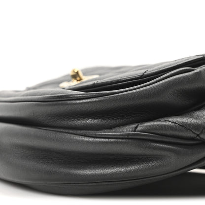 Chanel Metallic Calfskin Flap Chain Waist Bag Ruthenium 10 of 10